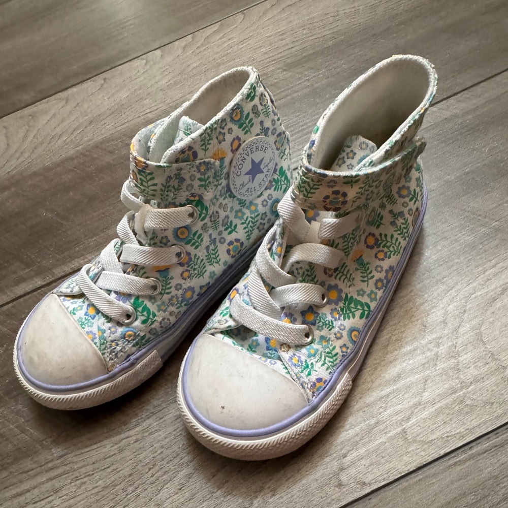 Toddler converse high tops Velcro